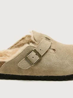 BIRKENSTOCK Boston Omgekeerd Lam Voor Vrouwen