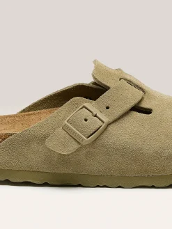 BIRKENSTOCK Boston Suede Leder Voor Vrouwen