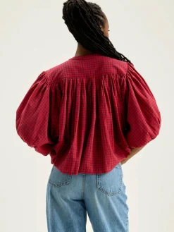 Ink Cropped Blouse
