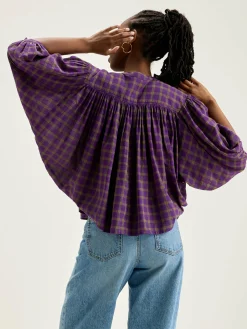 Ink Cropped Blouse