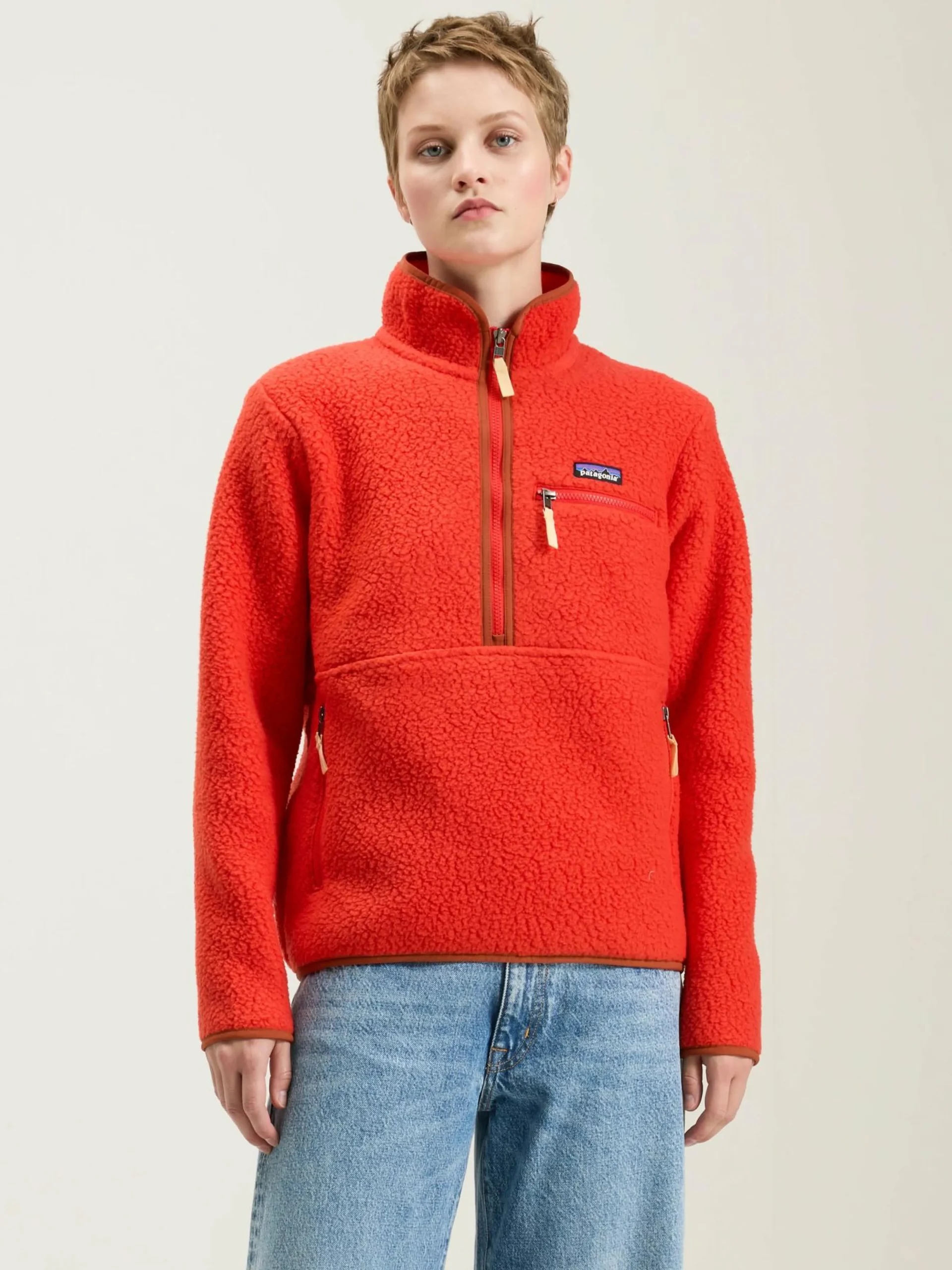 PATAGONIA Retro Pile Fleece Marsupial Trui Voor Vrouwen