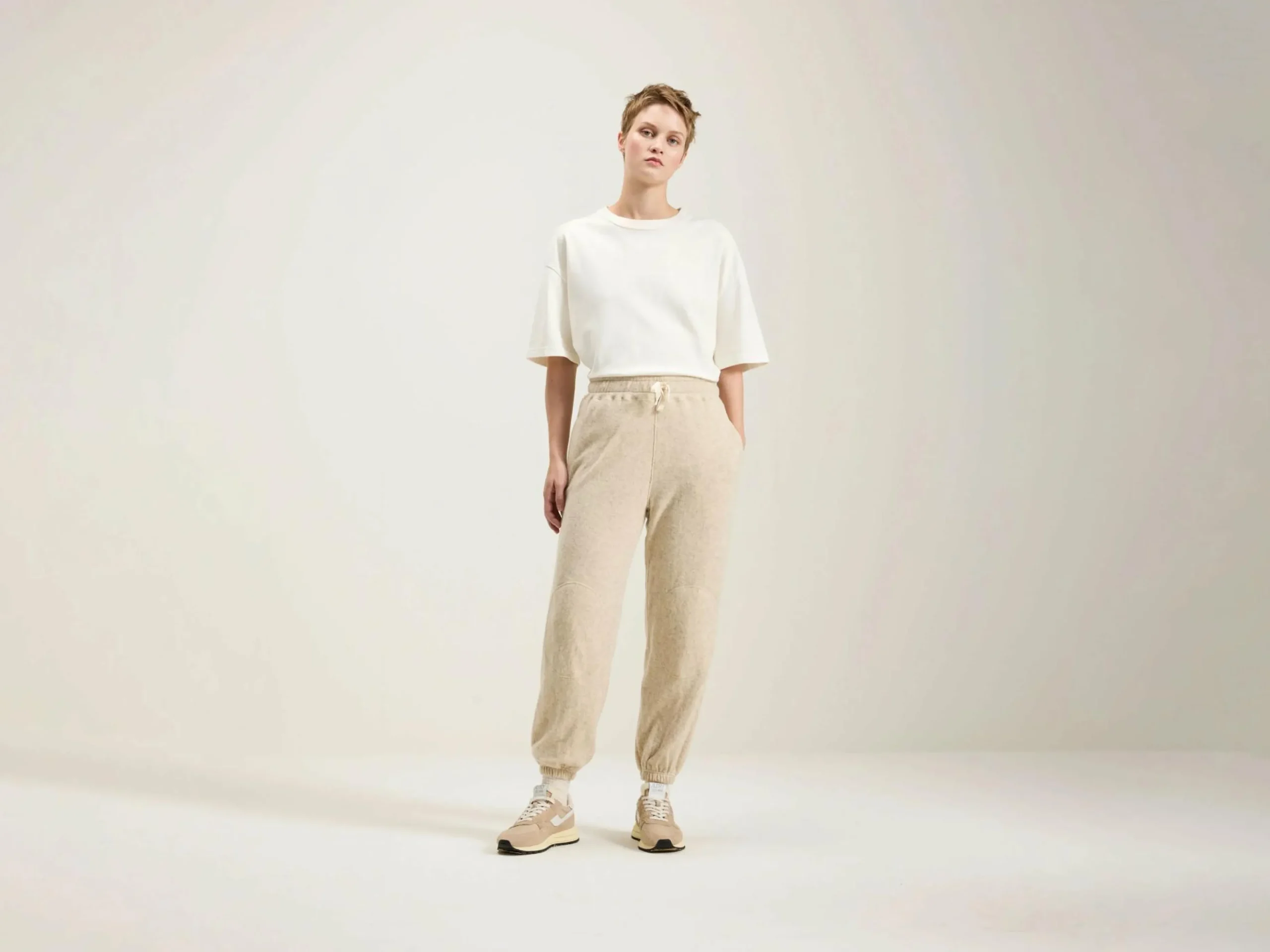 SARAHWEAR Eco Binding Jersey Jogger Broek