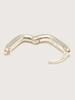 TEN Oblong Silver Oorbellen